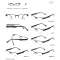BIG SIZE FOR MAN METAL GLASSES FRAME + TR TEMPLE