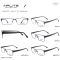 BIG SIZE FOR MAN METAL GLASSES FRAME + TR TEMPLE