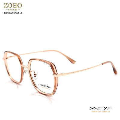 TR COVER METAL FRONT WITH TITANIUM TEMPLE AND ADJUSTABLE NOSE PAD OPTICAL FRAME