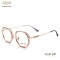 TR COVER METAL FRONT WITH TITANIUM TEMPLE AND ADJUSTABLE NOSE PAD OPTICAL FRAME