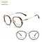 TR COVER METAL FRONT WITH TITANIUM TEMPLE AND ADJUSTABLE NOSE PAD OPTICAL FRAME