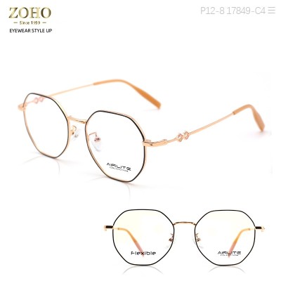 RETRO STYLE METAL MATERIAL OPTICAL FRAME FASHION AND COLORFUL FOR UNISEX