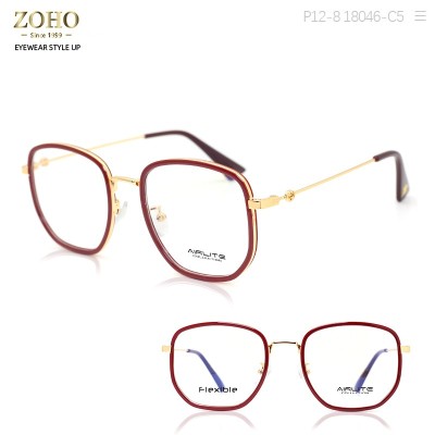 RETRO STYLE METAL MATERIAL OPTICAL FRAME FASHION AND COLORFUL FOR UNISEX