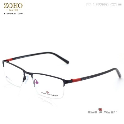 EYEPLAYER HALF RIM FRAME TR TEMPLE OPTICAL FRAME FOR MAN