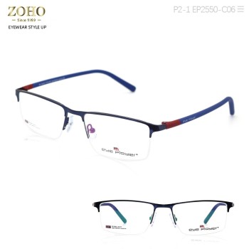 EYEPLAYER HALF RIM FRAME TR TEMPLE OPTICAL FRAME FOR MAN