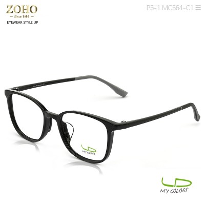 TR Material Optical Frame With Silicone Nose Pad Double Color Temple Kids Style