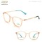 TR Material Optical Frame With Silicone Nose Pad Double Color Temple Baby Style