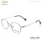 RETRO STYLE OPTICAL FRAME WITH TITANIUM TEMPLES