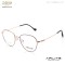 RETRO STYLE OPTICAL FRAME WITH TITANIUM TEMPLES