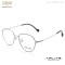 RETRO STYLE OPTICAL FRAME WITH TITANIUM TEMPLES