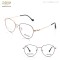 RETRO STYLE OPTICAL FRAME WITH TITANIUM TEMPLES