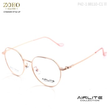 RETRO STYLE OPTICAL FRAME WITH TITANIUM TEMPLES