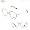 RETRO STYLE OPTICAL FRAME WITH TITANIUM TEMPLES