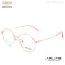 RETRO STYLE OPTICAL FRAME WITH TITANIUM TEMPLES