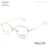 RETRO STYLE OPTICAL FRAME WITH TITANIUM TEMPLES