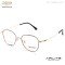 RETRO STYLE OPTICAL FRAME WITH TITANIUM TEMPLES