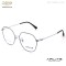 RETRO STYLE OPTICAL FRAME WITH TITANIUM TEMPLES