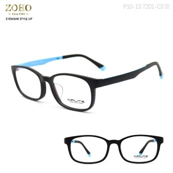 ULTEM MATERIAL OPTICAL FRAME WITH SPECIAL DOUBLE COLOR TEMPLE