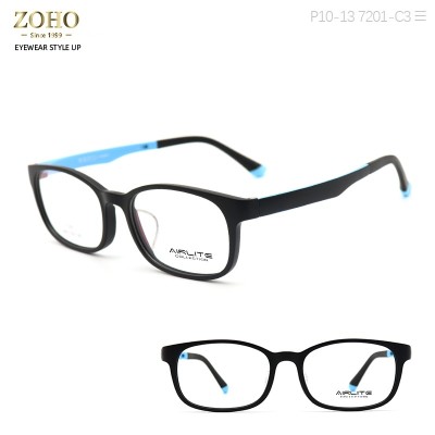 ULTEM MATERIAL OPTICAL FRAME WITH SPECIAL DOUBLE COLOR TEMPLE