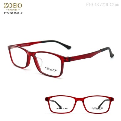 ULTEM MATERIAL OPTICAL FRAME WITH SPECIAL DOUBLE COLOR TEMPLE