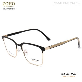 METAL MATERIAL OPTICAL FRAME WITH SPECIAL TEMPLE XEYE BRAND