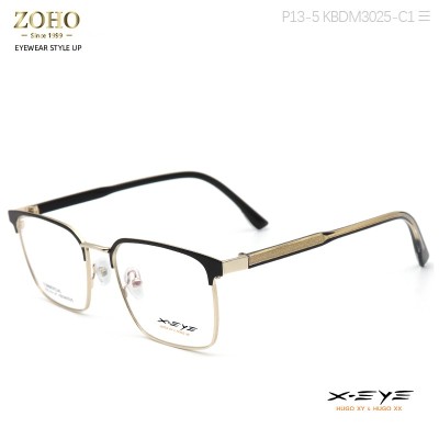 METAL MATERIAL OPTICAL FRAME WITH SPECIAL TEMPLE XEYE BRAND