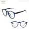 TR MATERIAL KIDS FRAME WITH BLUE CUT AND WHITE TEMPLE TIP AND SPECIAL NOSE PAD