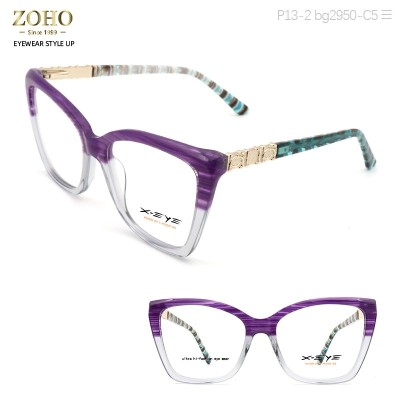 ACETATE MATERIAL OPTICAL FRAME FOR LADY FASHION AND BEAUTIFUL