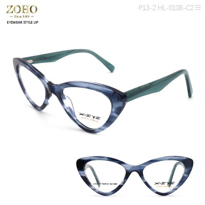 ACETATE MATERIAL OPTICAL FRAME WHOLESALE LADY FASHION AND BEAUTIFUL
