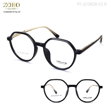 TR OPTICAL FRAMES WITH SPECIAL TEMPLE LIGHT COLORS AND RETRO LOOKING AIRLITE