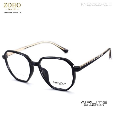 TR OPTICAL FRAMES WITH SPECIAL TEMPLE LIGHT COLORS AND RETRO LOOKING AIRLITE