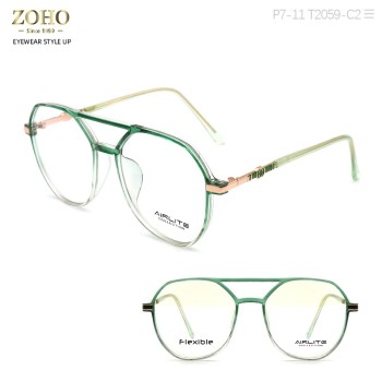 TR MATERIAL OPTICAL FRAME WITH SPECIAL TEMPLE COLORFUL