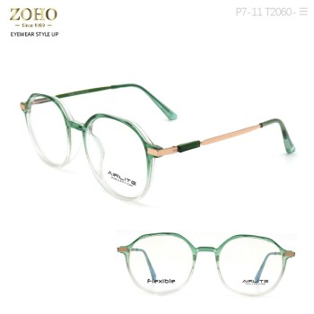 TR MATERIAL OPTICAL FRAME WITH SPECIAL TEMPLE COLORFUL