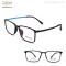 ULTEM MATERIAL OPTICAL FRAME WITH SPECIAL DOUBLE COLOR TEMPLE COLORFUL