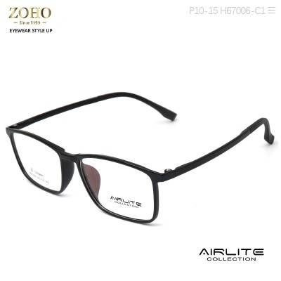 ULTEM MATERIAL OPTICAL FRAME WITH SPECIAL DOUBLE COLOR TEMPLE COLORFUL