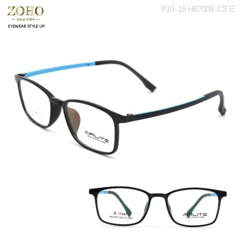 Ultem Material Optical Frame With Special Double Color Temple Colorful