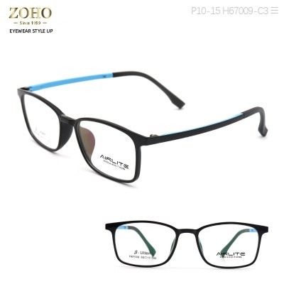 Ultem Material Optical Frame With Special Double Color Temple Colorful