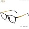 ULTEM MATERIAL OPTICAL FRAME WITH SPECIAL DOUBLE COLOR TEMPLE COLORFUL