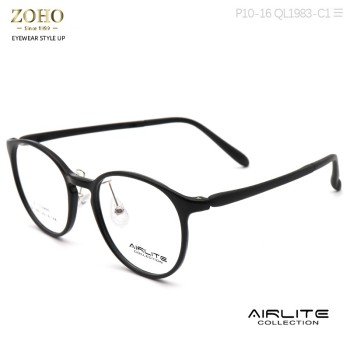 ULTEM MATERIAL OPTICAL FRAME WITH SPECIAL DOUBLE COLOR TEMPLE COLORFUL