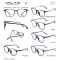 ULTEM MATERIAL OPTICAL FRAME WITH SPECIAL DOUBLE COLOR TEMPLE COLORFUL
