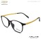 ULTEM MATERIAL OPTICAL FRAME WITH SPECIAL DOUBLE COLOR TEMPLE COLORFUL