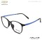 ULTEM MATERIAL OPTICAL FRAME WITH SPECIAL DOUBLE COLOR TEMPLE COLORFUL