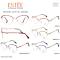 ZOHOGlasses ESTEE BRAND METAL FRAME ACETATE TEMPLE GLASSES FRAMES
