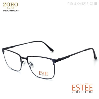 ESTEE BRAND METAL FRAME WITH ACETATE TEMPLE FASHION SHAPE