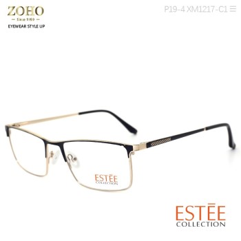EYEGLASSES MANUFACTURER METAL FRAME WITH ACETATE TEMPLE FASHION SHAPE