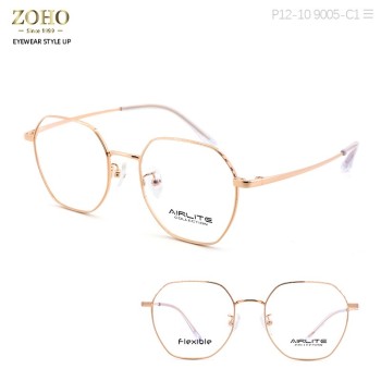 METAL MATERIAL OPTICAL FRAME RETRO DESIGN WITH ACETATE TEMPLE TIP