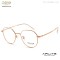 EYEWEAR SUPPLIERS METAL MATERIAL OPTICAL FRAME RETRO DESIGN WITH ACETATE TEMPLE TIP