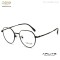 EYEWEAR SUPPLIERS METAL MATERIAL OPTICAL FRAME RETRO DESIGN WITH ACETATE TEMPLE TIP
