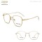 METAL MATERIAL OPTICAL FRAME RETRO DESIGN WITH ACETATE TEMPLE TIP