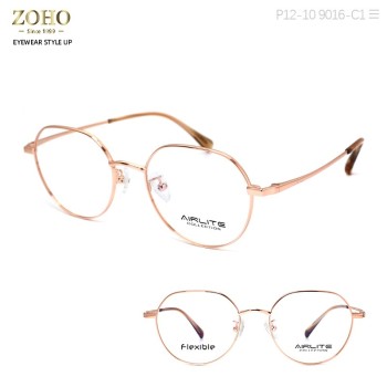 METAL MATERIAL OPTICAL FRAME RETRO DESIGN WITH ACETATE TEMPLE TIP